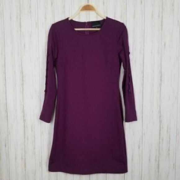 Cynthia Rowley Stretchy Long Sleeve Sheath Dress - Picture 1 of 5